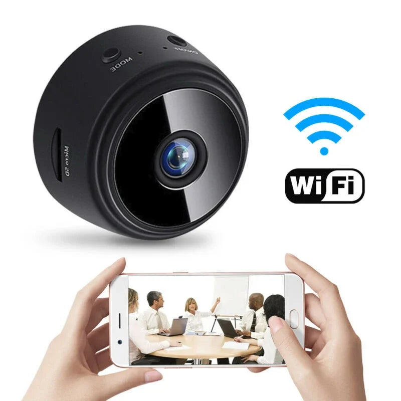 WiFi Mini Câmera Sem Fio